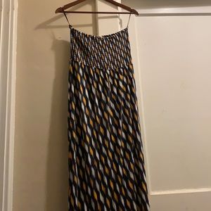 Michael Kors strapless maxi dress